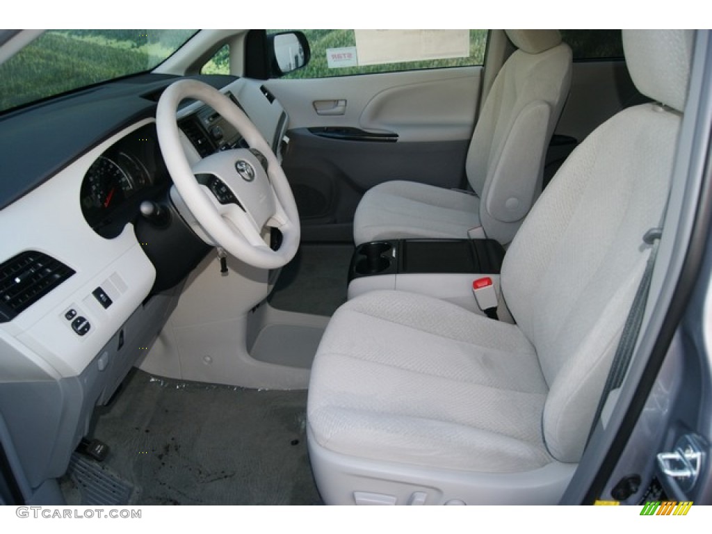 Light Gray Interior 2012 Toyota Sienna LE AWD Photo #54402001