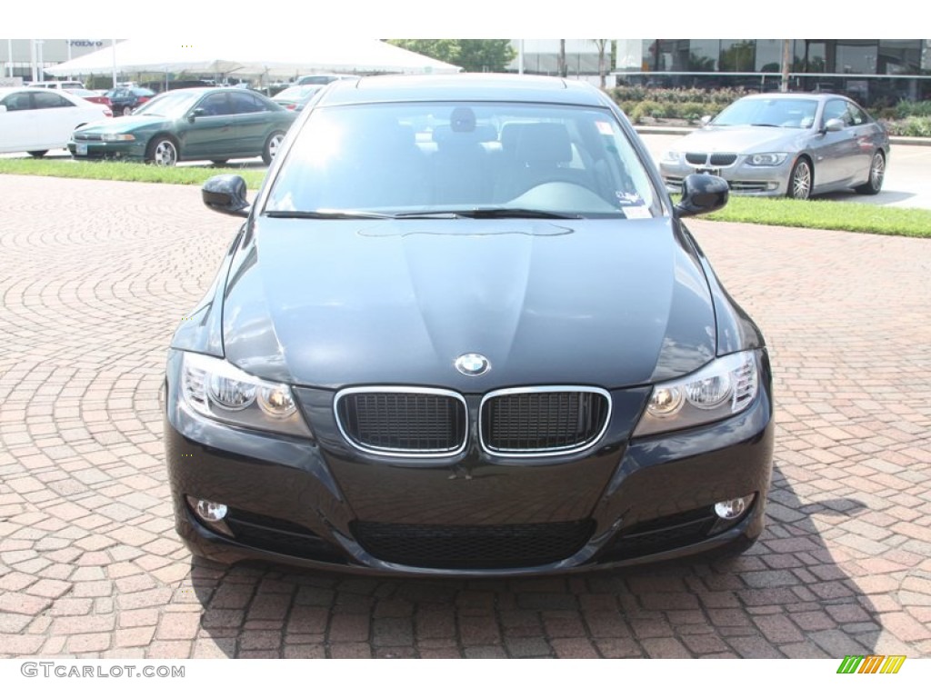 2011 3 Series 328i Sedan - Black Sapphire Metallic / Gray Dakota Leather photo #2