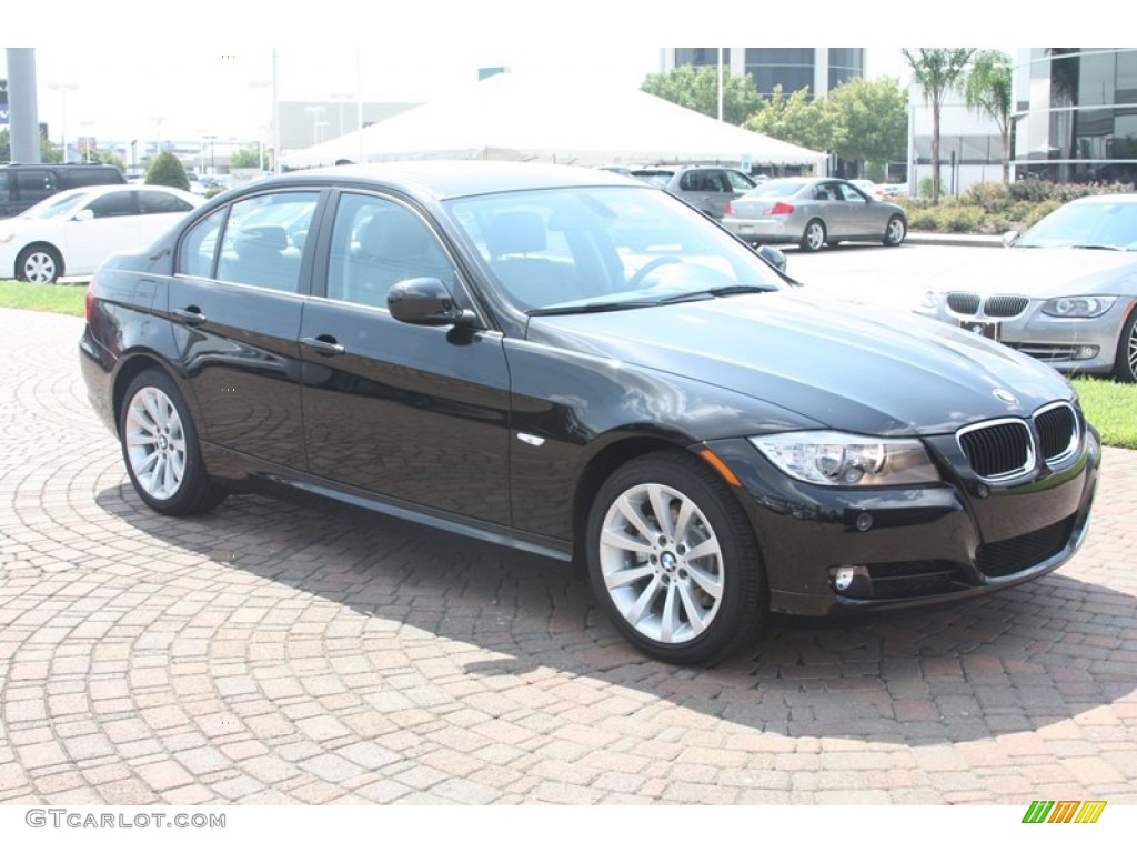 2011 3 Series 328i Sedan - Black Sapphire Metallic / Gray Dakota Leather photo #4