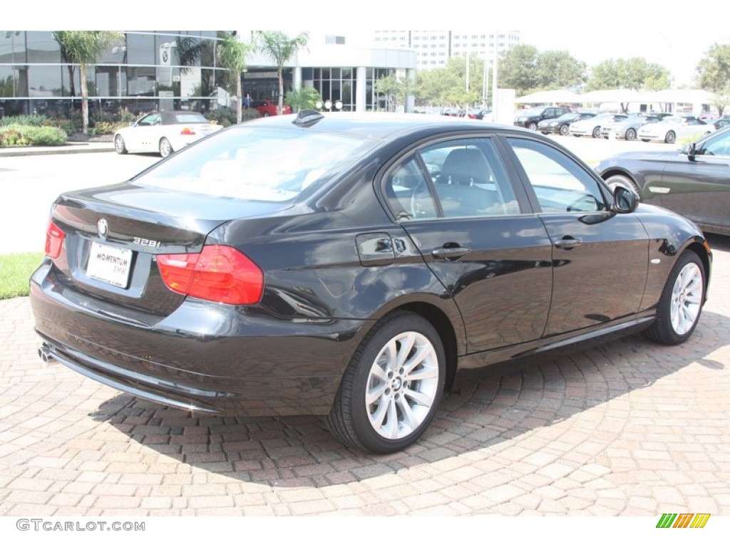 2011 3 Series 328i Sedan - Black Sapphire Metallic / Gray Dakota Leather photo #6