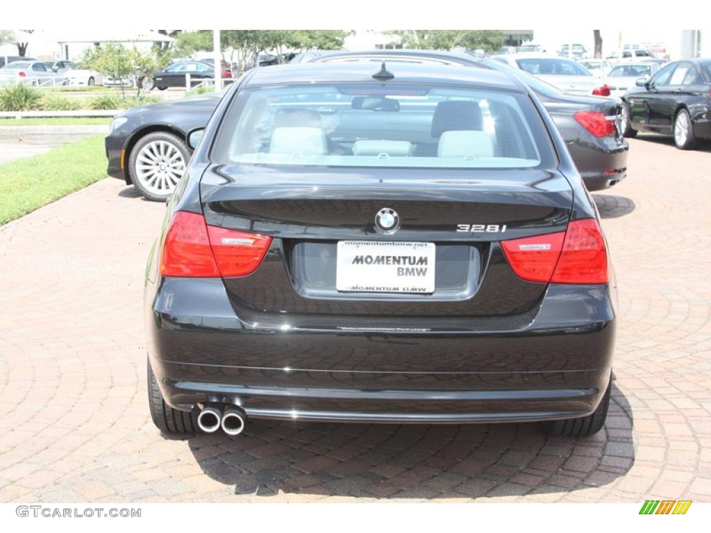 2011 3 Series 328i Sedan - Black Sapphire Metallic / Gray Dakota Leather photo #7