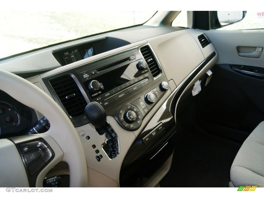 2012 Toyota Sienna LE AWD Bisque Dashboard Photo #54402472
