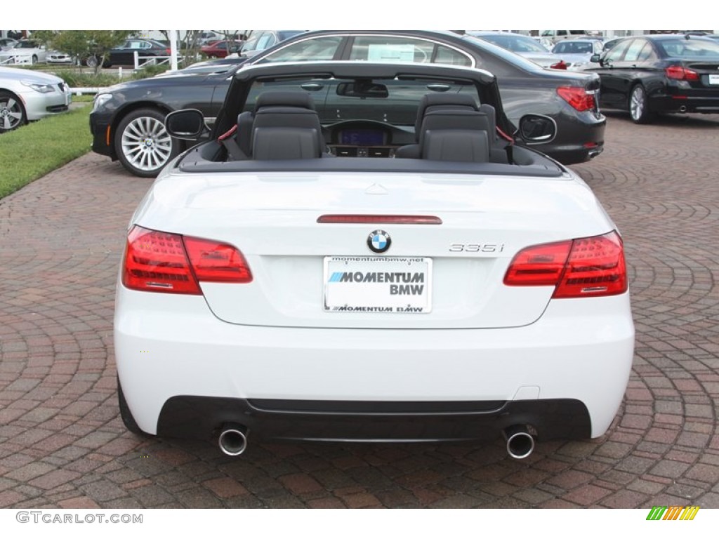2011 3 Series 335i Convertible - Alpine White / Black Dakota Leather photo #8
