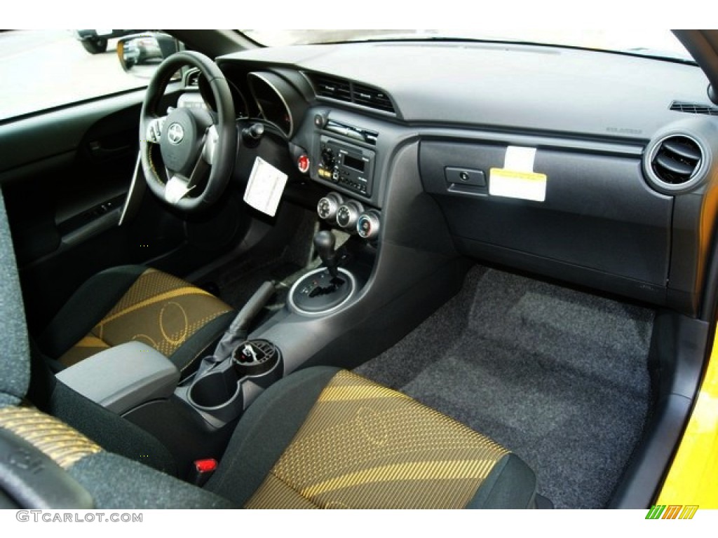 RS Black/Yellow Interior 2012 Scion tC Release Series 7.0 Photo #54402931
