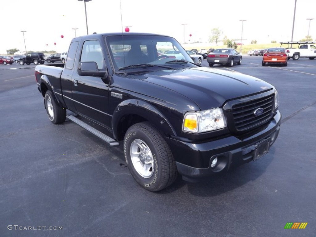 2008 Ranger Sport SuperCab - Black / Medium Dark Flint photo #3