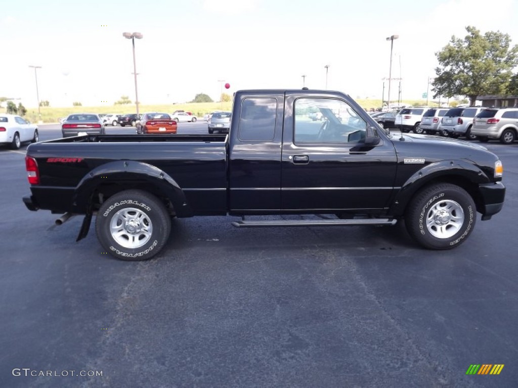 2008 Ranger Sport SuperCab - Black / Medium Dark Flint photo #4