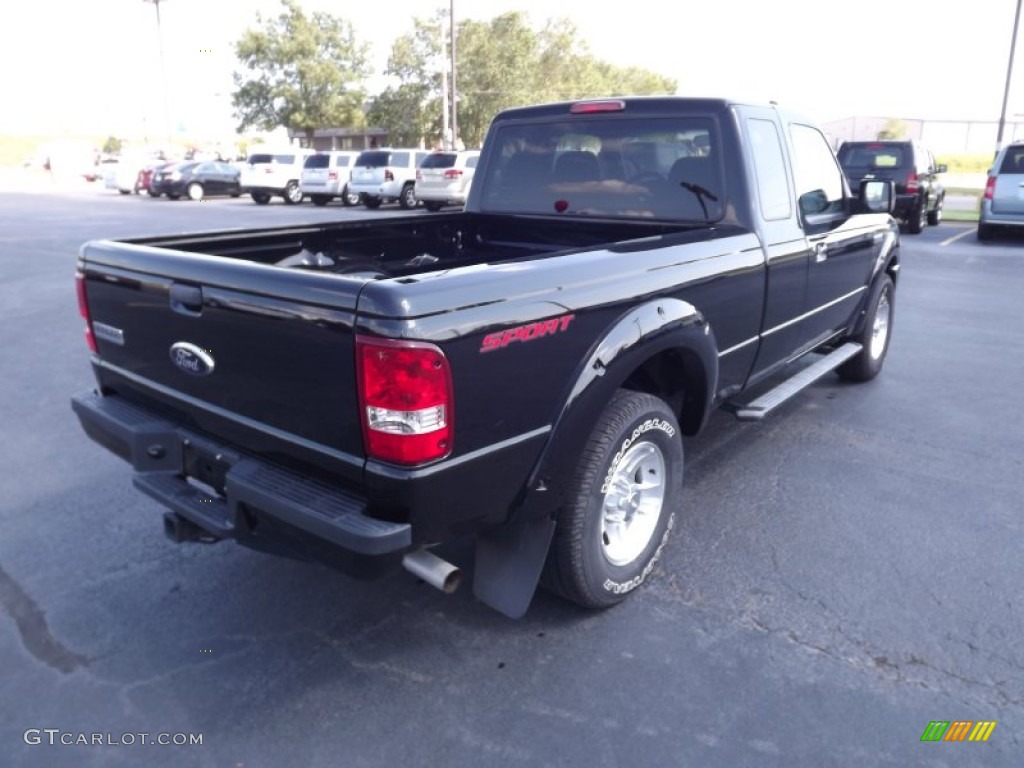 2008 Ranger Sport SuperCab - Black / Medium Dark Flint photo #5