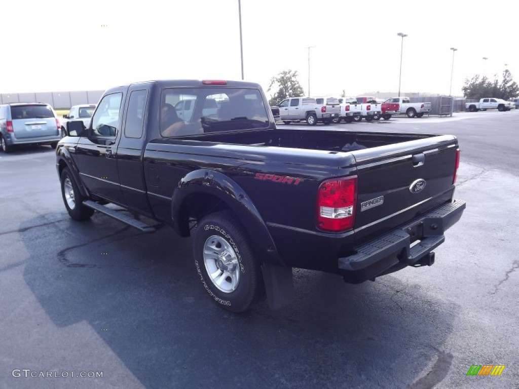 2008 Ranger Sport SuperCab - Black / Medium Dark Flint photo #7
