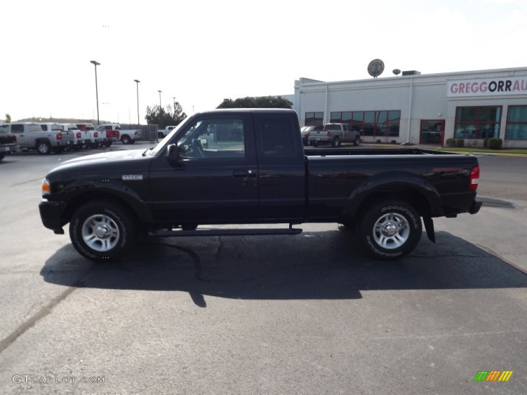 2008 Ranger Sport SuperCab - Black / Medium Dark Flint photo #8