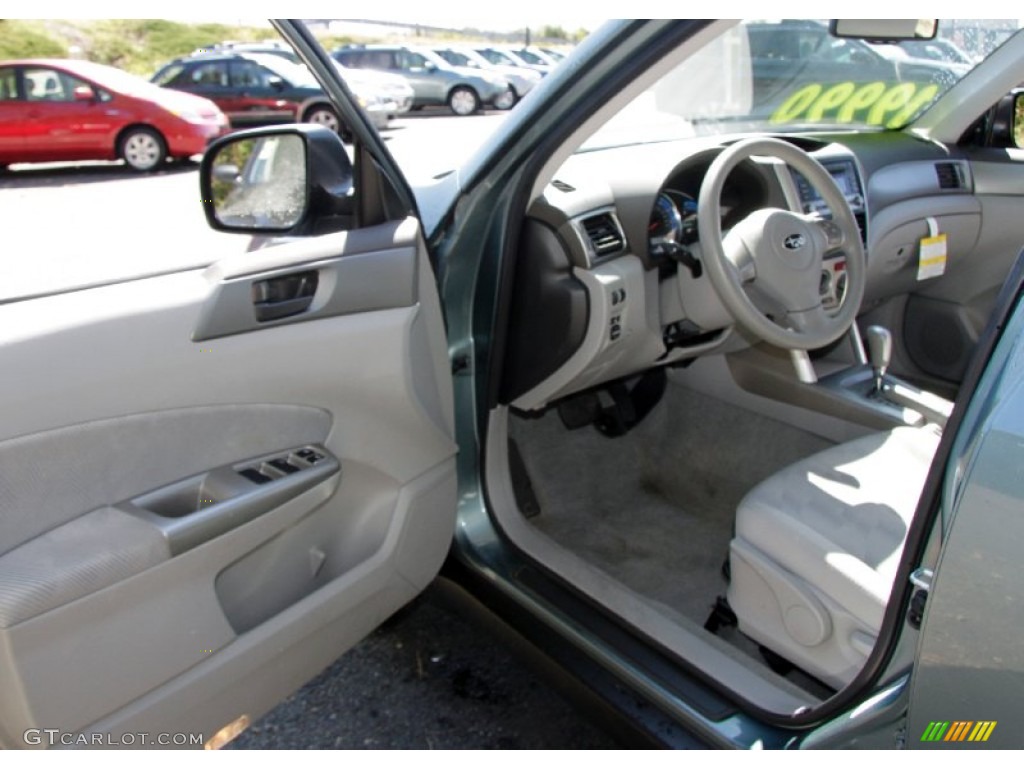 2009 Forester 2.5 X - Sage Green Metallic / Platinum photo #11