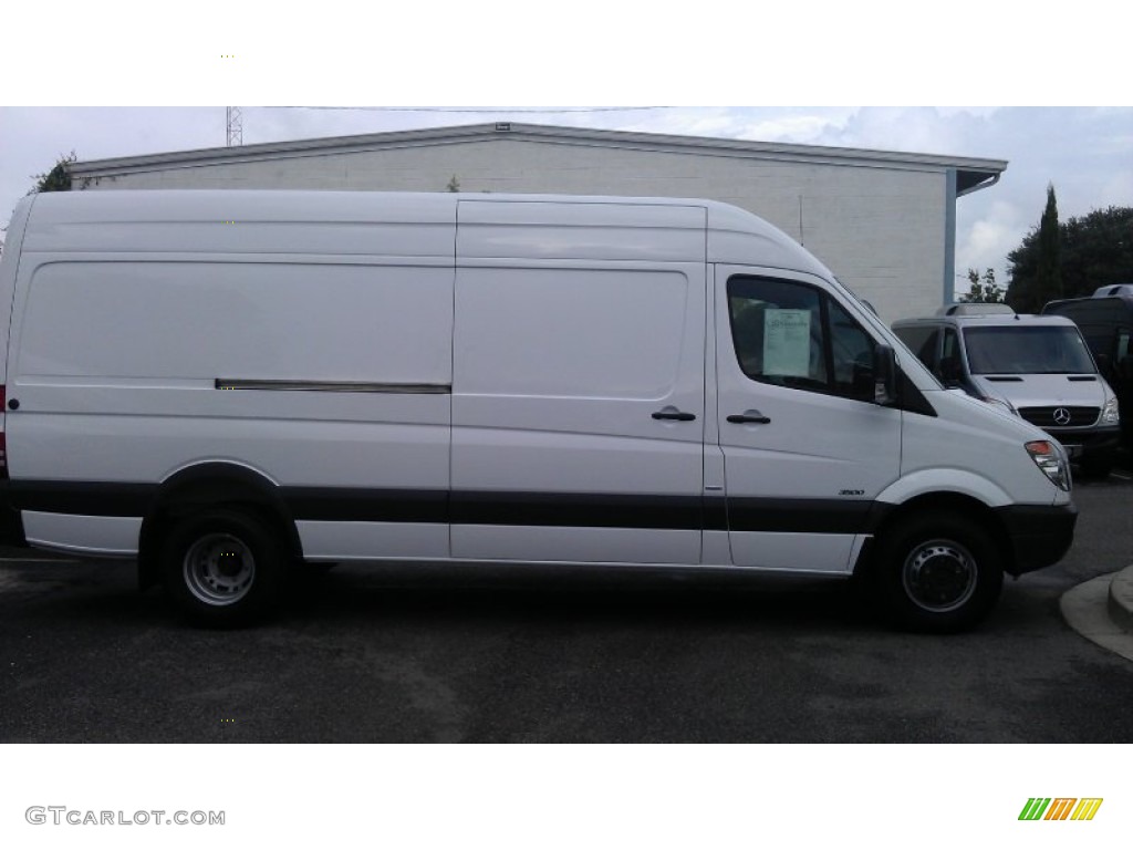 Arctic White 2011 Mercedes-Benz Sprinter 3500 High Roof Cargo Van Exterior Photo #54407726