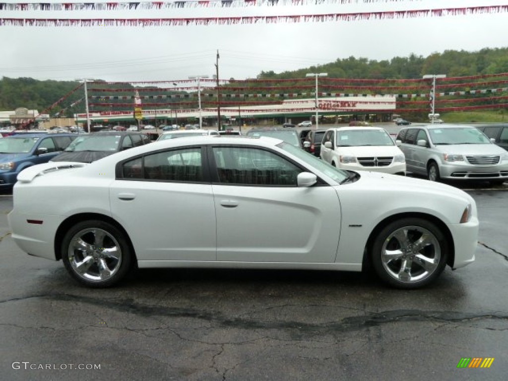 2012 Charger R/T Plus - Bright White / Black/Red photo #6