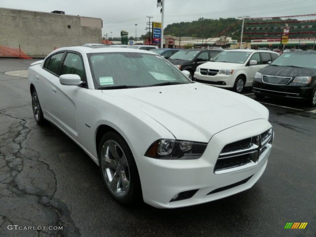 2012 Charger R/T Plus - Bright White / Black/Red photo #7
