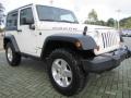 2009 Stone White Jeep Wrangler Rubicon 4x4  photo #7