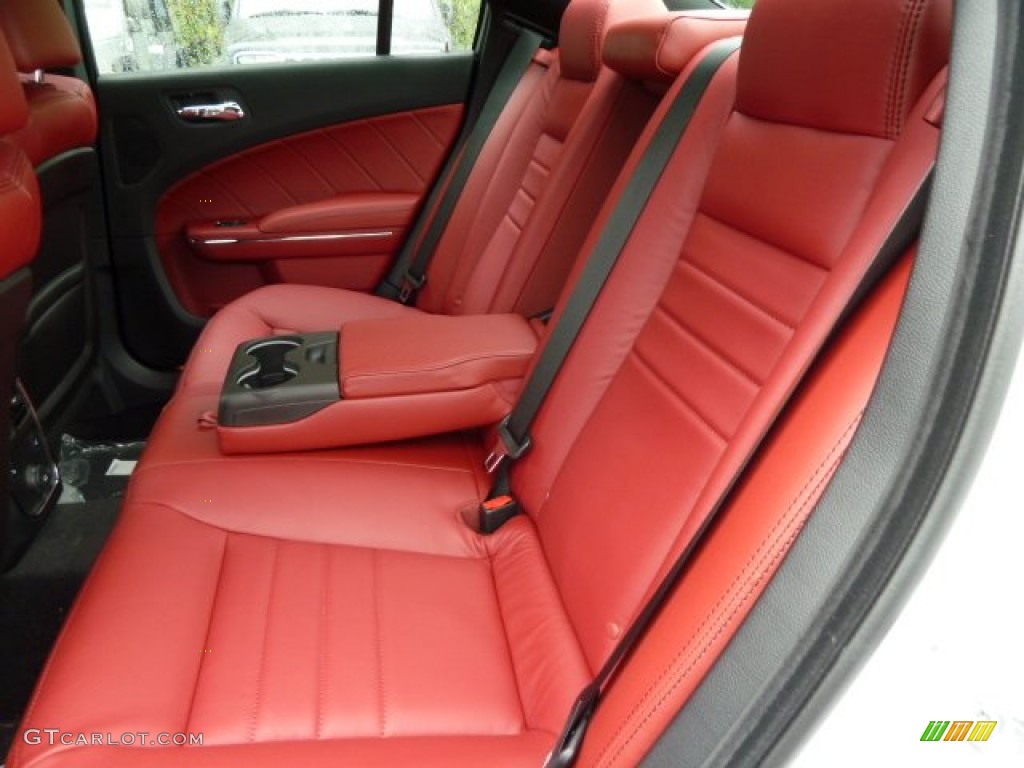 Black/Red Interior 2012 Dodge Charger R/T Plus Photo #54408634