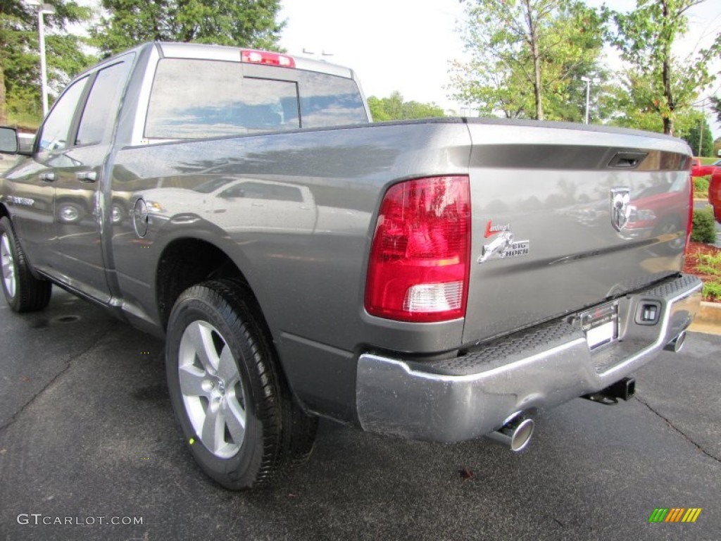 2012 Ram 1500 Big Horn Quad Cab - Mineral Gray Metallic / Dark Slate Gray/Medium Graystone photo #2