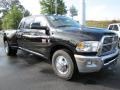 Black 2012 Dodge Ram 3500 HD Big Horn Mega Cab Dually Exterior