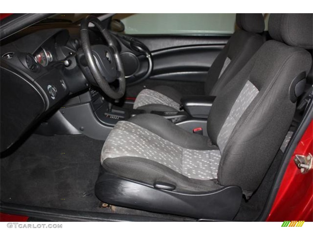Midnight Black Interior 2001 Mercury Cougar V6 Photo #54408889