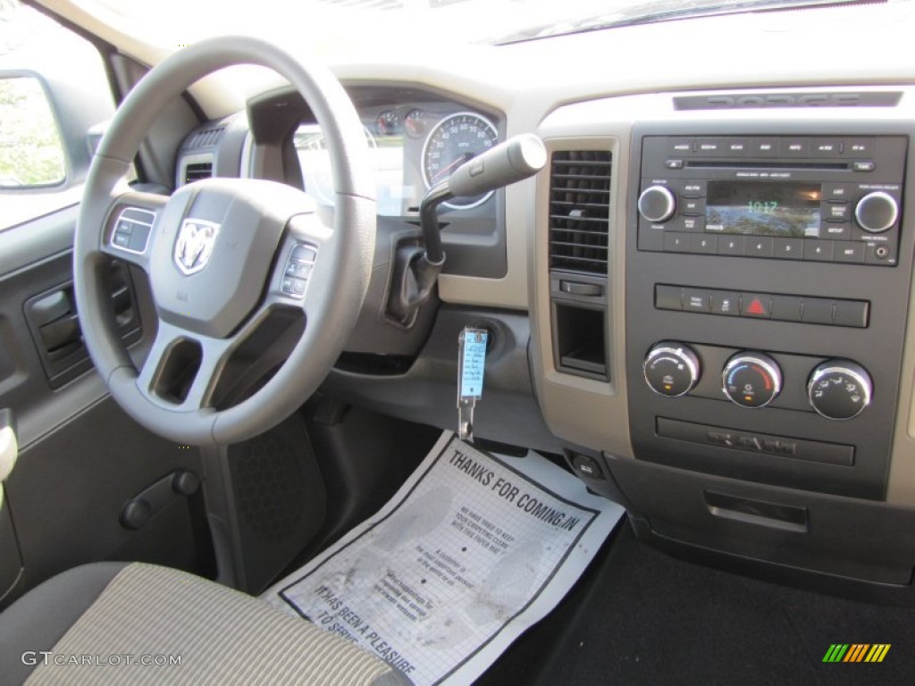 2012 Dodge Ram 1500 ST Regular Cab Dark Slate Gray/Medium Graystone Dashboard Photo #54409012