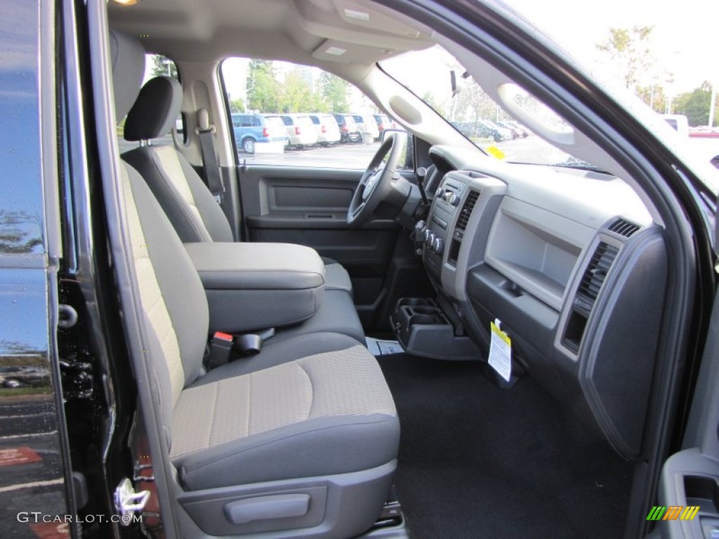 Dark Slate Gray/Medium Graystone Interior 2012 Dodge Ram 1500 Express Quad Cab Photo #54409123