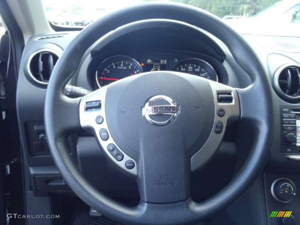 2011 Rogue SV - Wicked Black / Black photo #8