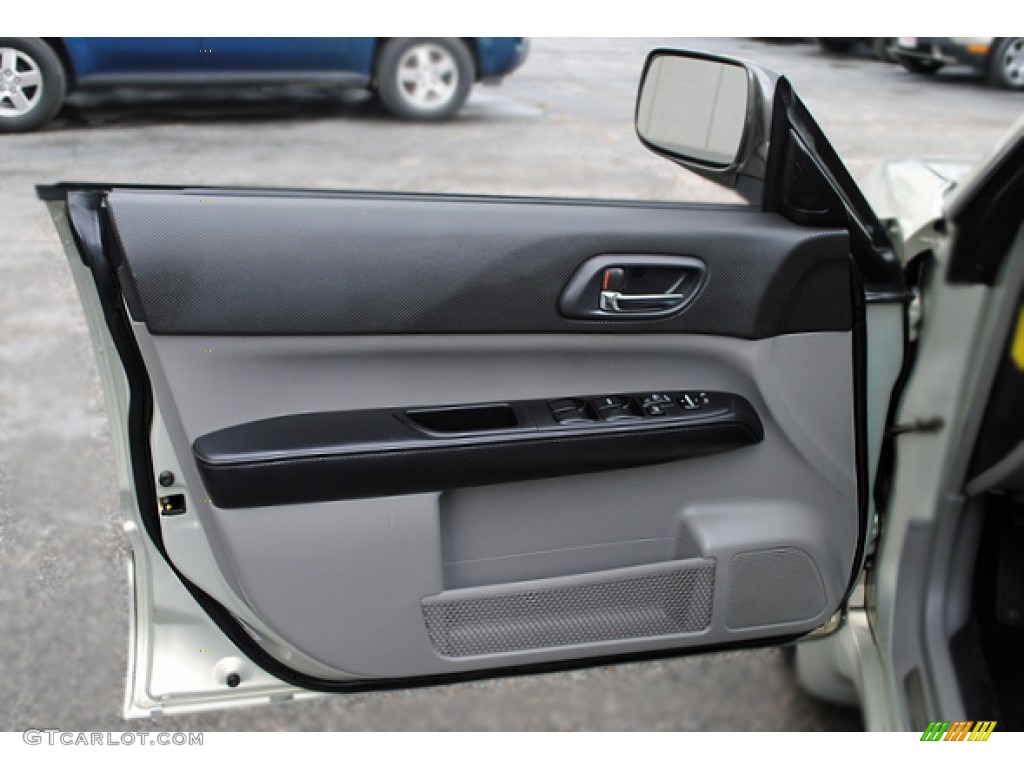 2005 Subaru Forester 2.5 XT Premium Off Black Door Panel Photo #54411151