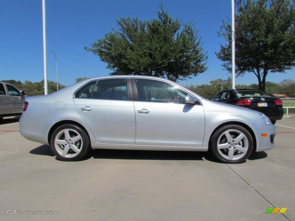 2009 Jetta TDI Sedan - Reflex Silver Metallic / Art Grey photo #6