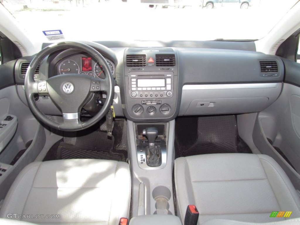 2009 Volkswagen Jetta TDI Sedan Art Grey Dashboard Photo #54411967