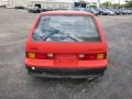 Bright Red 1990 Geo Metro LSi 4 Door Hatchback Exterior