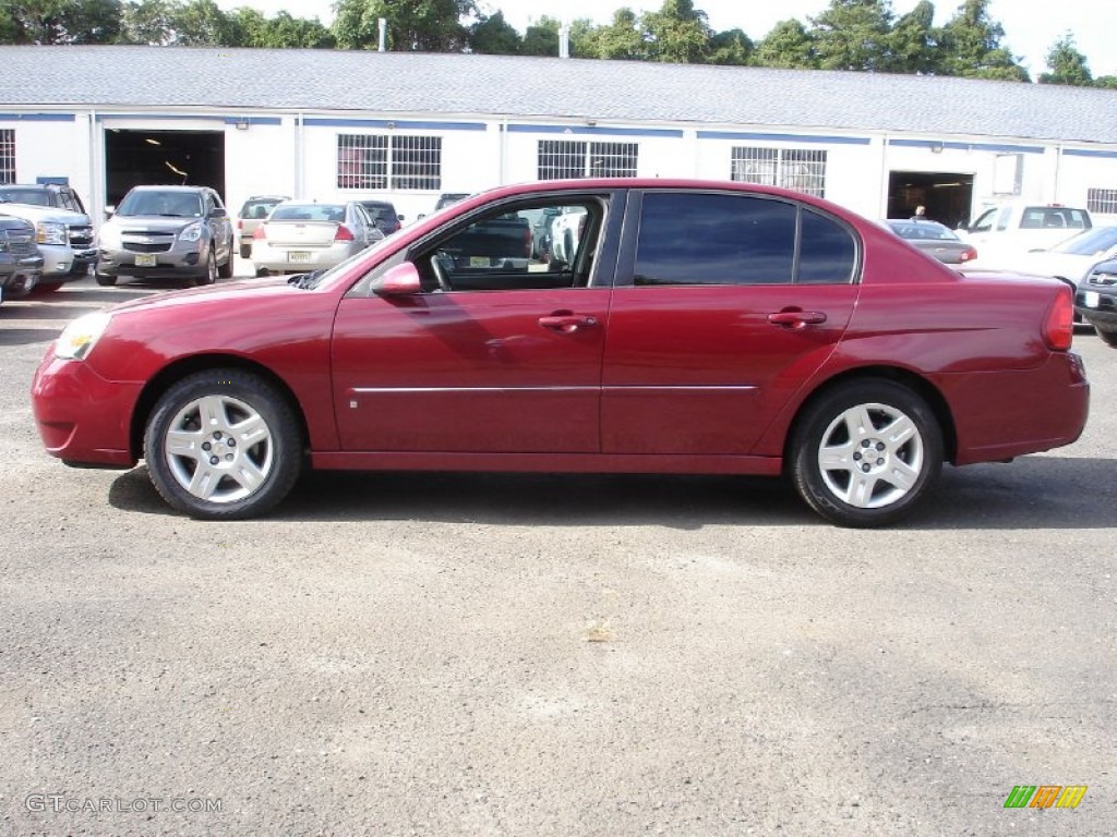 2006 Malibu LT V6 Sedan - Sport Red Metallic / Ebony Black photo #9