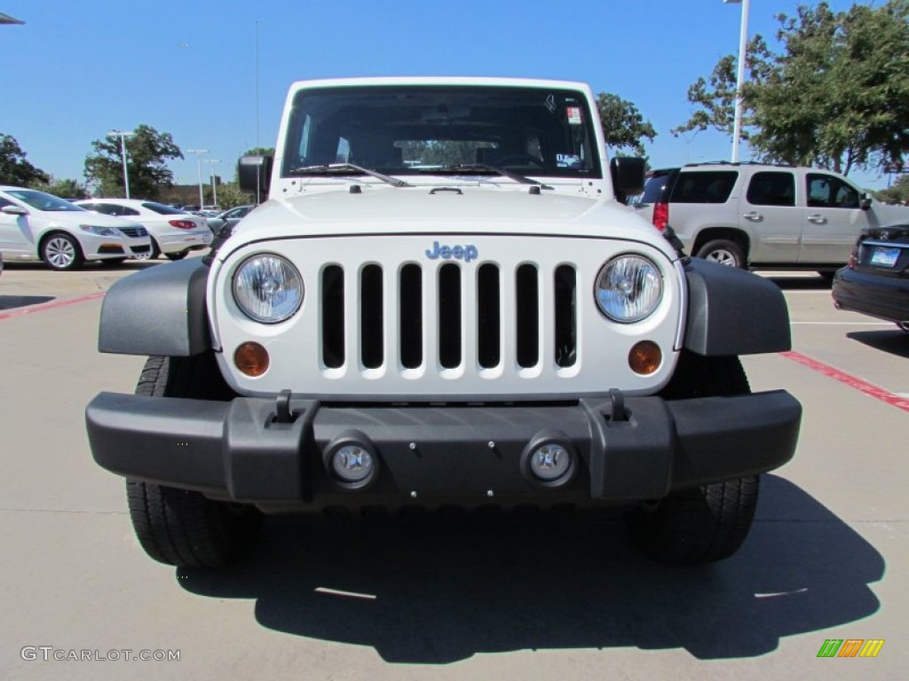 2010 Wrangler Unlimited Sport 4x4 - Stone White / Dark Slate Gray/Medium Slate Gray photo #8