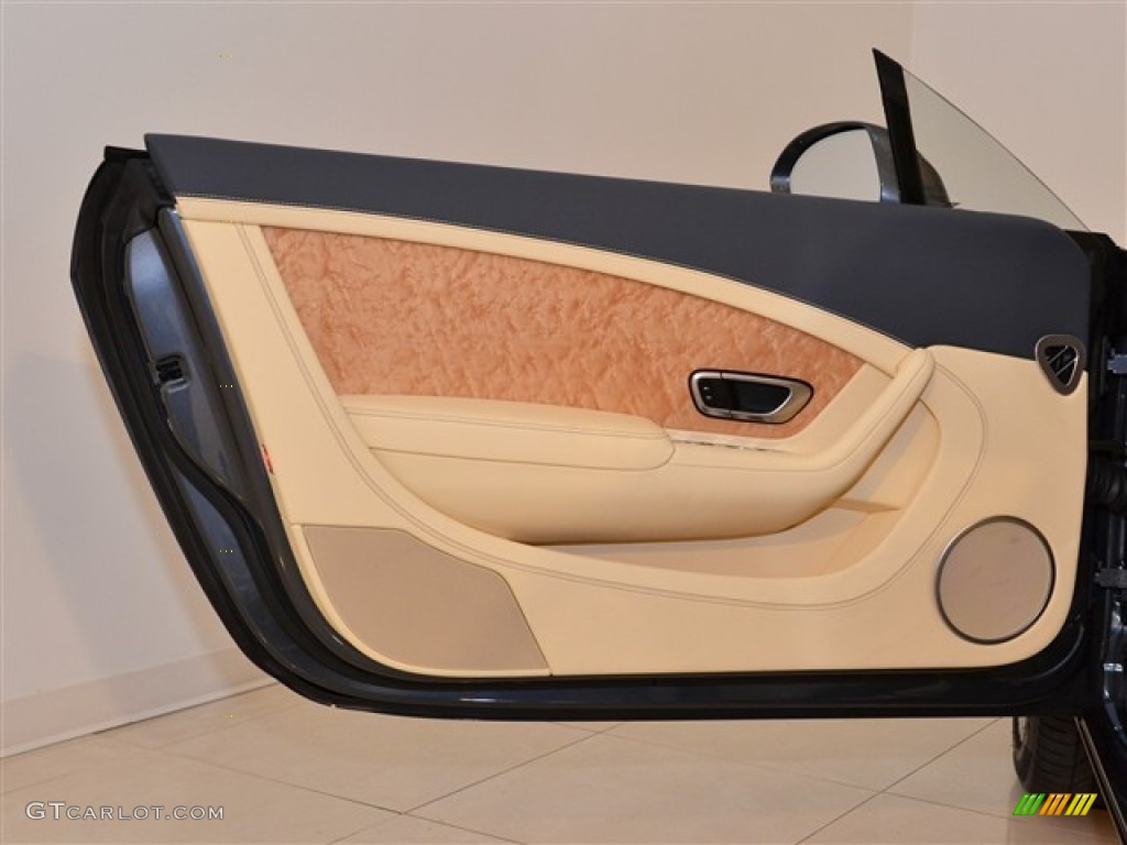 2012 Bentley Continental GT Standard Continental GT Model Magnolia/Brunel Door Panel Photo #54412354
