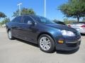 2009 Blue Graphite Metallic Volkswagen Jetta TDI Sedan  photo #7