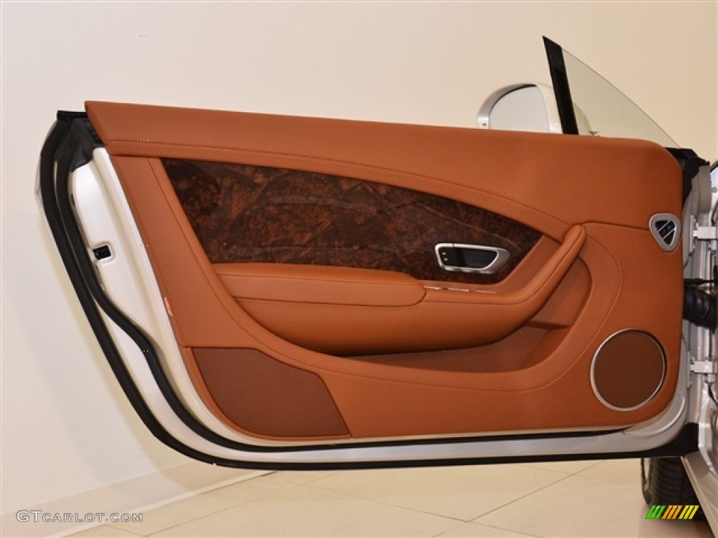 2012 Bentley Continental GT Standard Continental GT Model Dark Bourbon Door Panel Photo #54412855