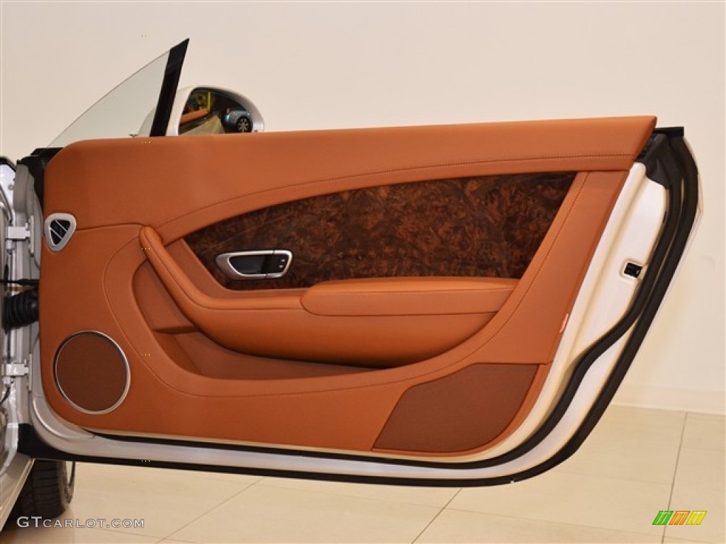 2012 Bentley Continental GT Standard Continental GT Model Dark Bourbon Door Panel Photo #54412858
