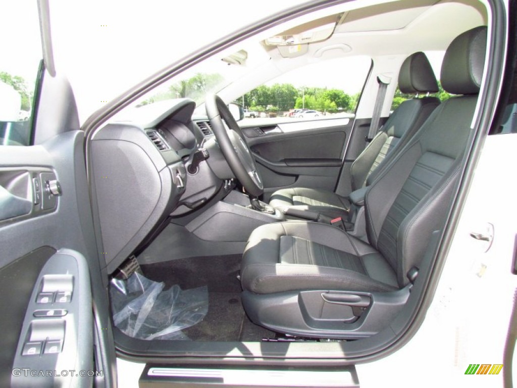 Titan Black Interior 2012 Volkswagen Jetta SEL Sedan Photo #54413392