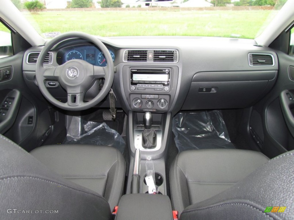 2012 Volkswagen Jetta S Sedan Titan Black Dashboard Photo #54413440