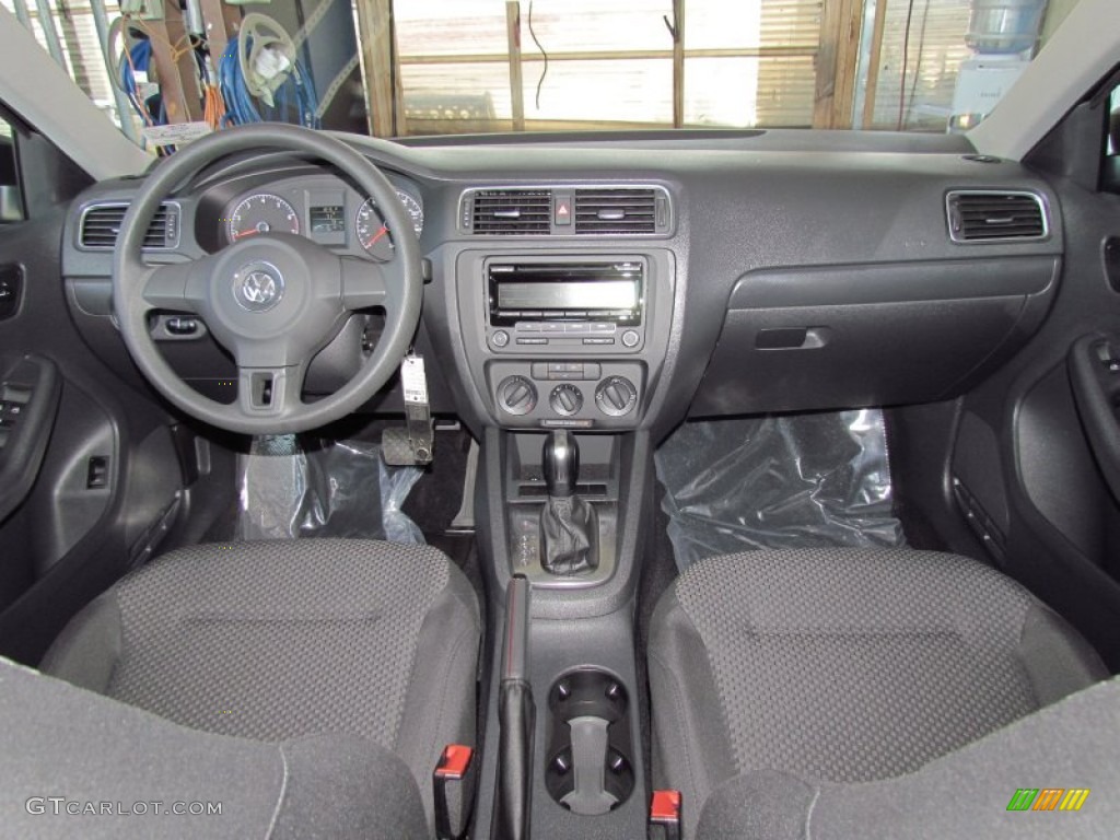 2012 Volkswagen Jetta S Sedan Titan Black Dashboard Photo #54413659