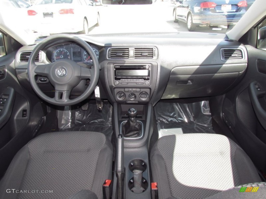 2012 Volkswagen Jetta S Sedan Titan Black Dashboard Photo #54413746