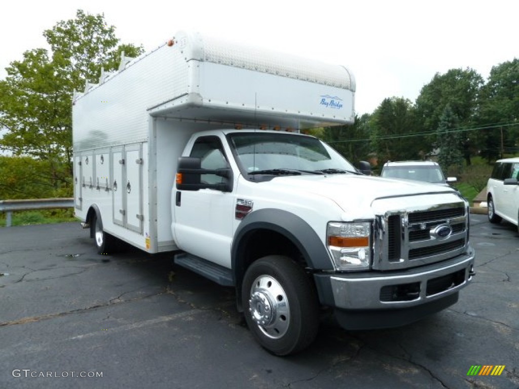 Oxford White 2010 Ford F550 Super Duty XL Regular Cab Commercial Exterior Photo #54414868