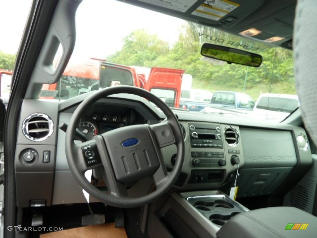 2012 Ford F250 Super Duty XLT Crew Cab 4x4 Steel Dashboard Photo #54415276