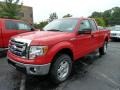 2011 Race Red Ford F150 XLT SuperCab 4x4  photo #5