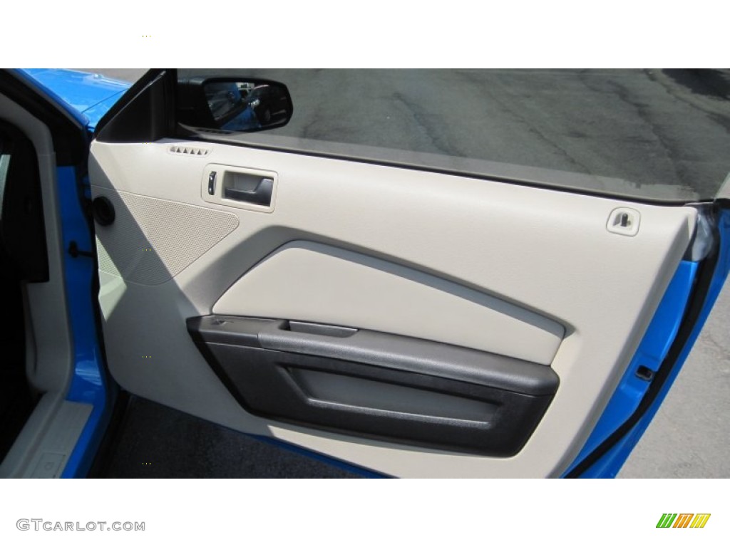2010 Mustang V6 Premium Coupe - Grabber Blue / Stone photo #20