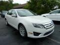 2012 White Suede Ford Fusion SEL  photo #1