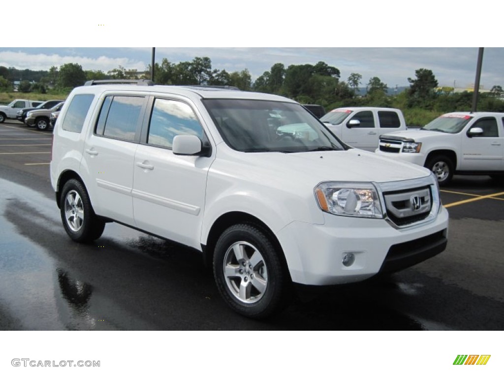 Taffeta White 2011 Honda Pilot EX-L Exterior Photo #54415786