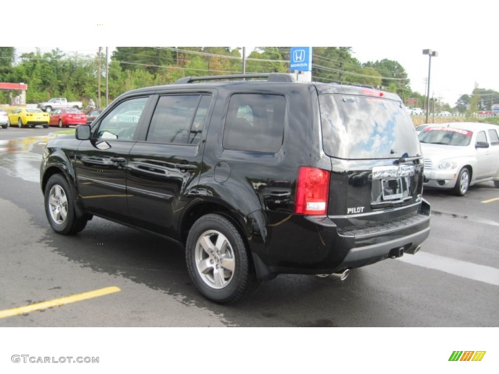 Crystal Black Pearl 2011 Honda Pilot EX-L 4WD Exterior Photo #54416091
