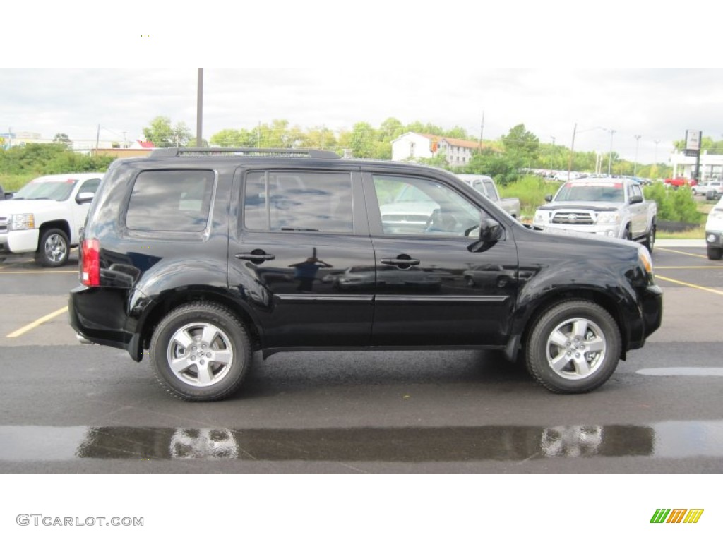 Crystal Black Pearl 2011 Honda Pilot EX-L 4WD Exterior Photo #54416108