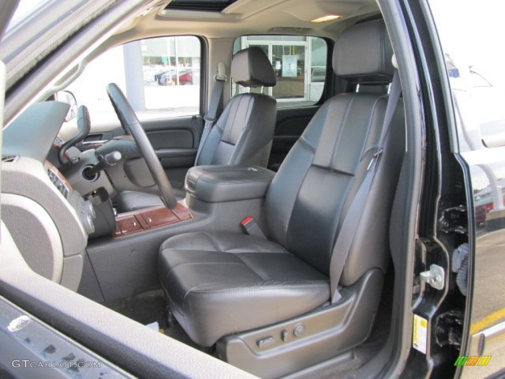Ebony Interior 2007 Chevrolet Avalanche LTZ 4WD Photo #54416119