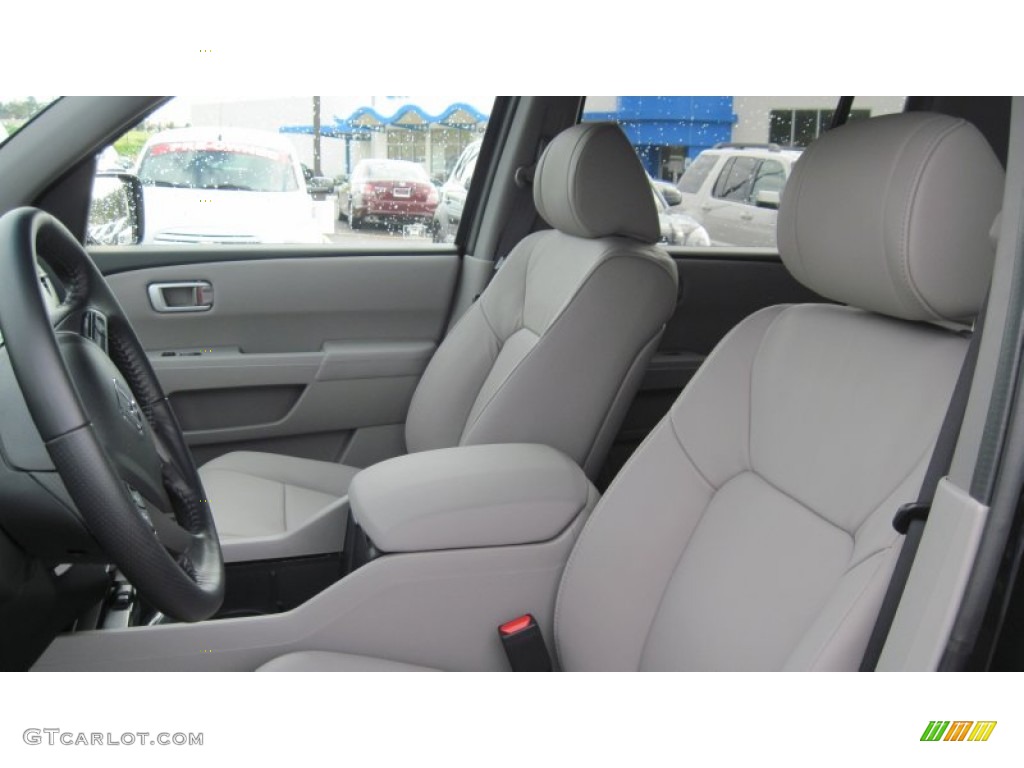 Gray Interior 2011 Honda Pilot EX-L 4WD Photo #54416140
