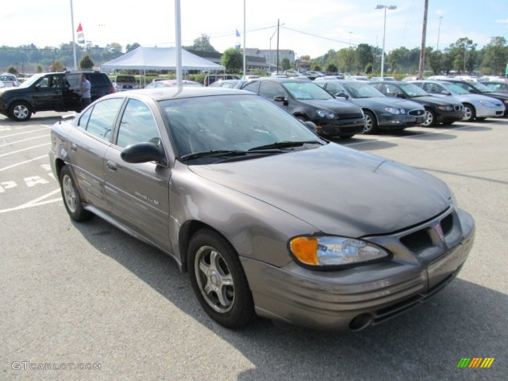 2002 Grand Am SE Sedan - Dark Bronzemist Metallic / Dark Taupe photo #8